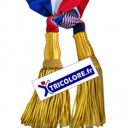 Echarpe tricolore Luxe pour MAIRE zoom