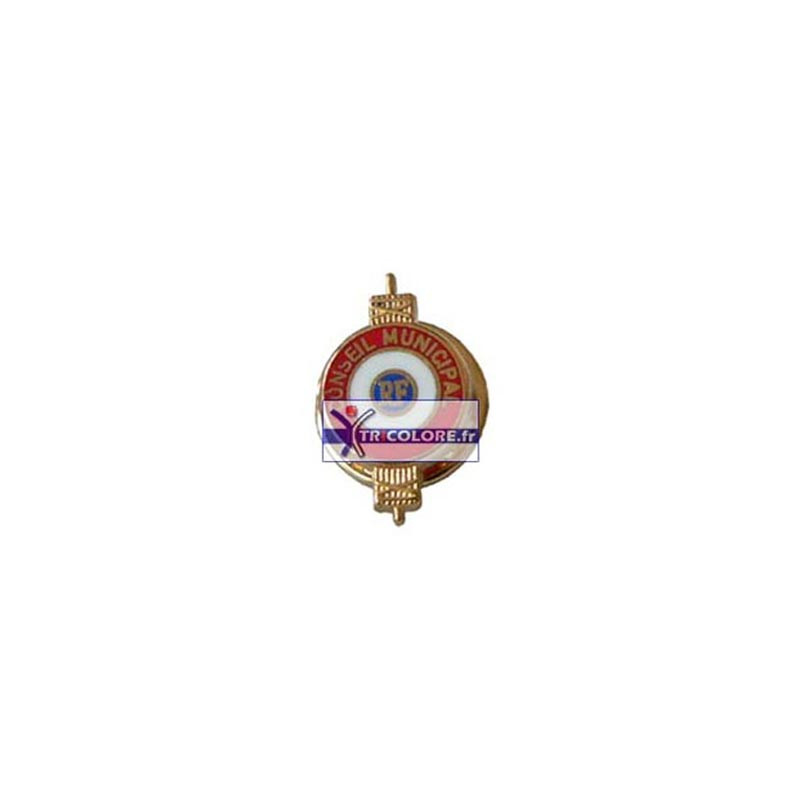 Pin's 20mm Cocarde Maire Bleu Blanc Rouge RF Maire Adjoint Pins Badge 