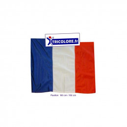 Pavillon tricolore France 100 cm sur 150 cm