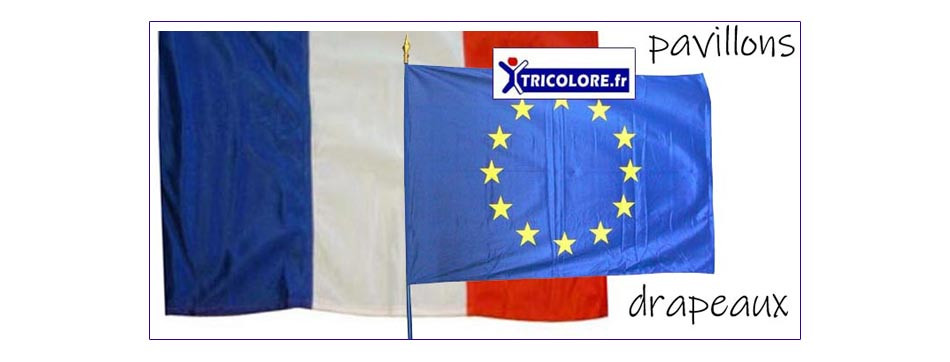 Drapeaux et pavillon France et Europe